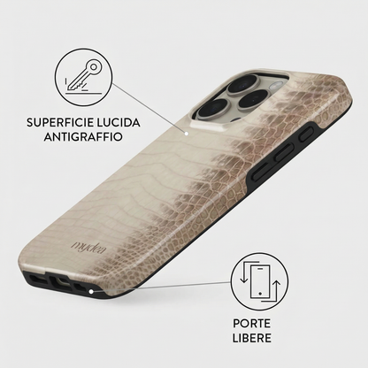 Beige Python MagSafe