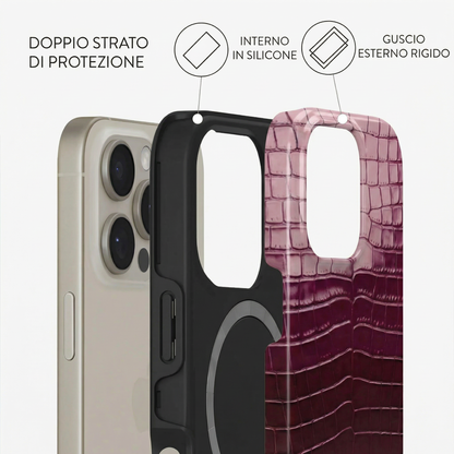 Crocodile cramoisi MagSafe